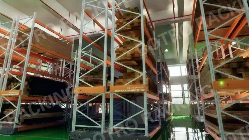 Intelligent Mobile Racking for Efficient Storage of Board And Wood Materials