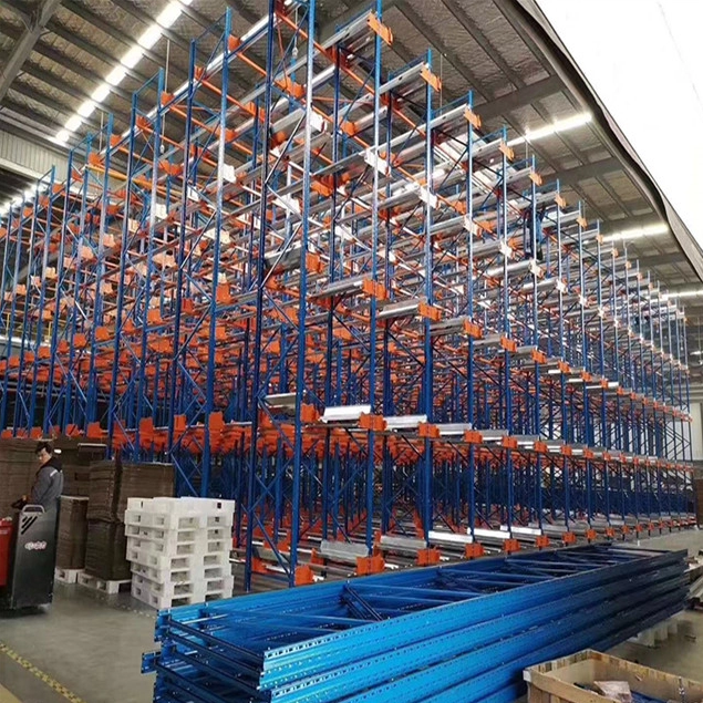 Adjustable Metal Double Deep Pallet Racking for Warehouse Storage