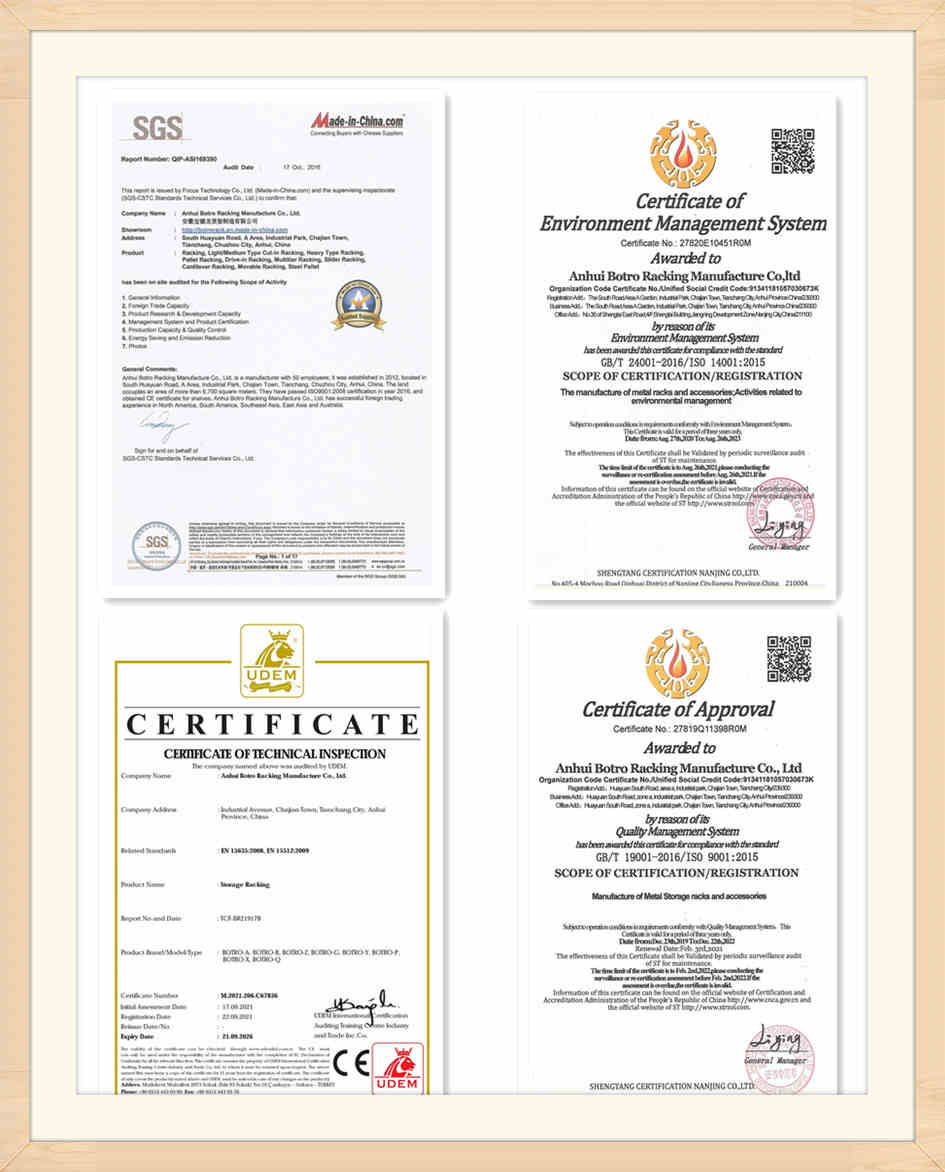 Certificates