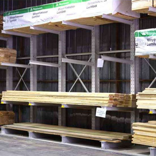 Storage Metal Extra Heavy Duty Single Sided Cantilever Rack