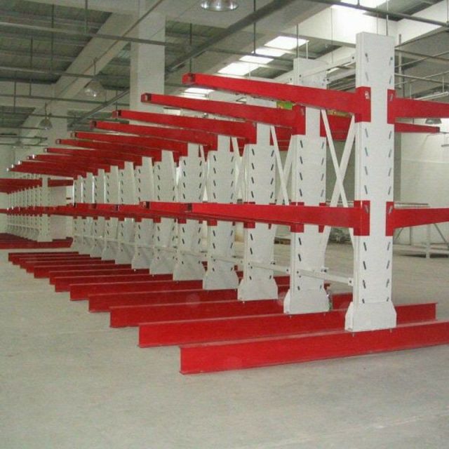 Adjustable metal wall mount Double Sided Cantilever Rack