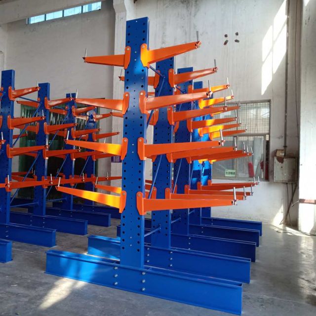 Adjustable metal Heavy Duty Double Sided Cantilever Rack