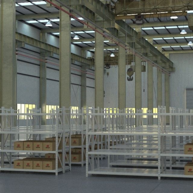 Adjustable metal Customized Industrial Medium Duty Shelving