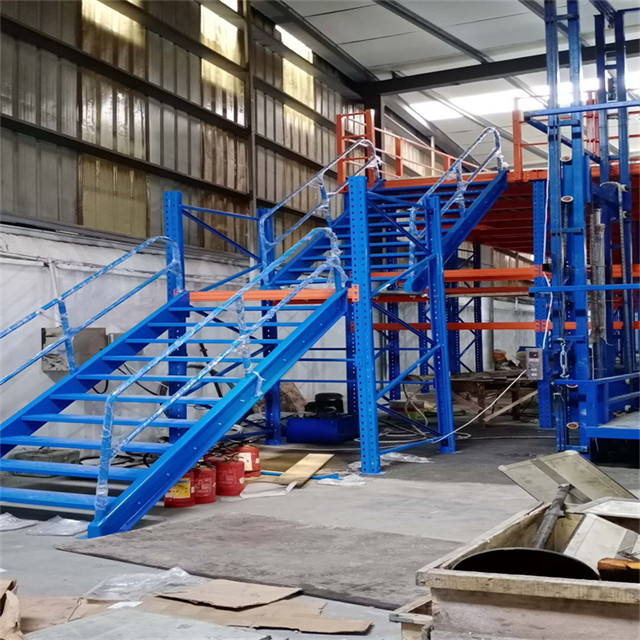 High Density Storage Steel Mezzanine Floor Racking System for Industry